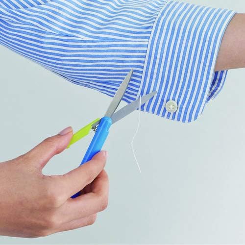 PLUS 34-574 Scissors Portable Type Fit Cut Curve Twiggy Soda x Lemon Slim Form