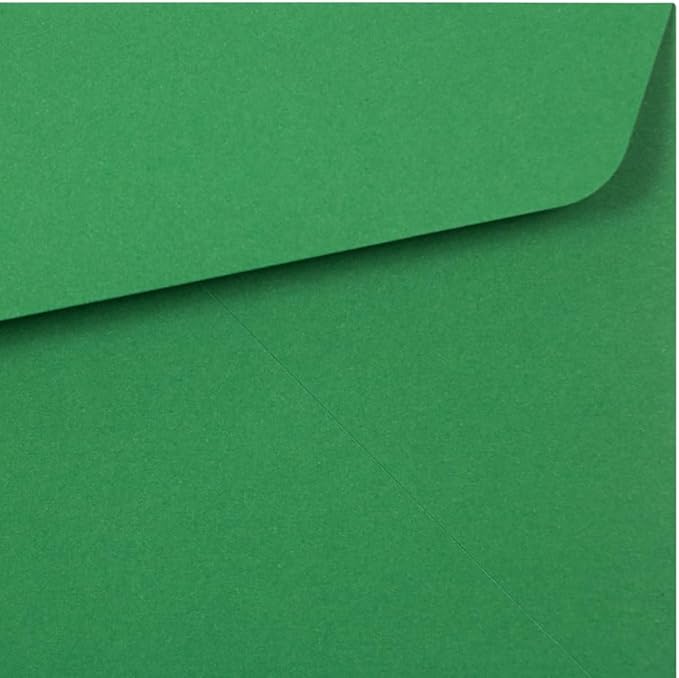 JAM PAPER #10 Business Colored Envelopes - 4 1/8 x 9 1/2 - Green Recycled - Bulk 500/Box