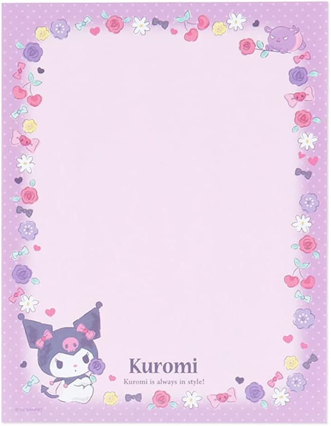 Sanrio 589390 Chromi Letter Set