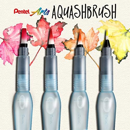 Pentel Arts Aquash Water Brush, Small Brush, Fine Point Tip, 1 Pack (FRHFBP)