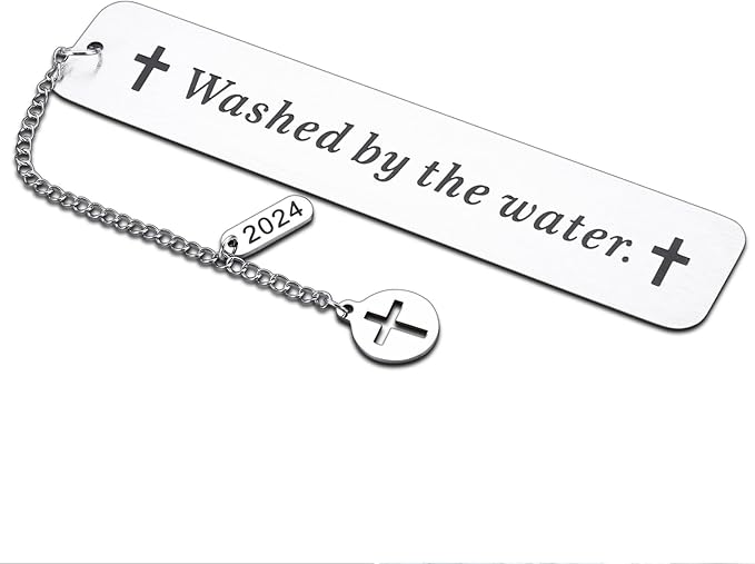 Baptism Gifts for Adults, Adult Baptism Gifts for Women Men, Catholic Baptism Gifts for Boys Girls, Christian Bookmarks for Women, First Bible Gifts for Son, Baptismal Christening Gift