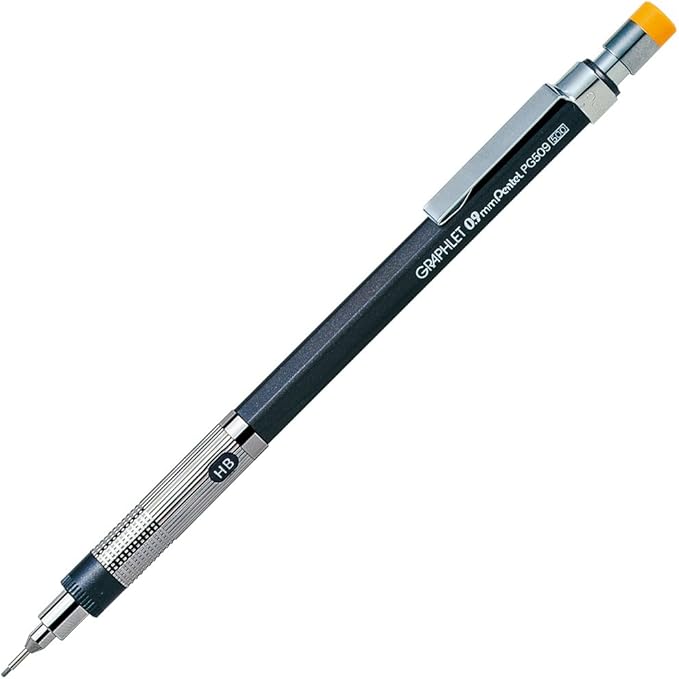 Pentel Graphlet Mechanical Pencil, 0.9mm (PG509-GD)