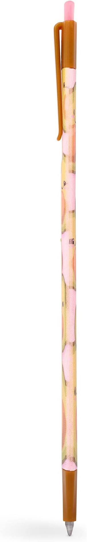 New Pen Bookmark with Refills | Erasable Ballpoint Gel Pen and Bookmark 3-in-1 | Ink Novelty Pen with Eraser | Page Marker | Book Marker | Page Holder Clip | Gift for Reader and Writer (Avocado)