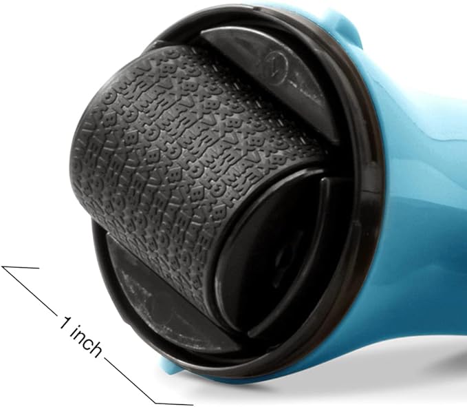 Wide Advanced ID Roller, Protect Your Private Information with Guard Your ID Theft Prevention and Confidential Roller Stamp, Easy to use Mess-Free Address Blocker, ASOTV (Wide 3-Pack, Turquoise)