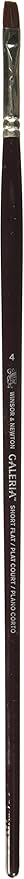 Winsor & Newton Galeria Bright Long Handle Brush, Size 4