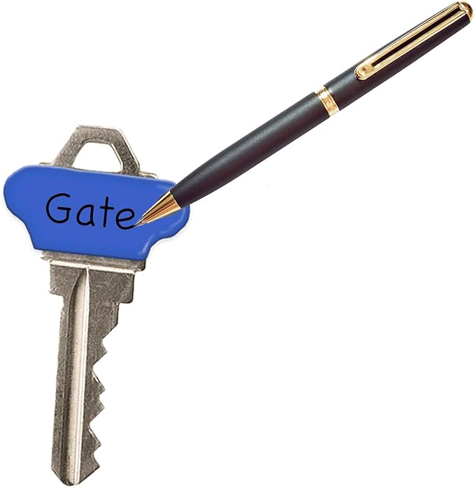 Lucky Line Colorful Key Bands - Key Identifiers Medium, 8 Pack (17108)