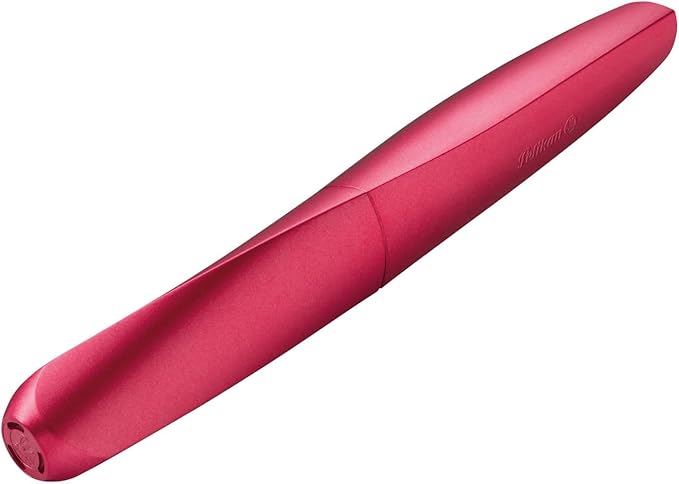 Pelikan Twist Fountain Pen with 1 Ink Cartridge, Medium Nib, Fresh Melon, Boxed (820080)