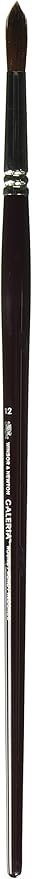 Winsor & Newton Galeria Round Long Handle Brush, Size 12