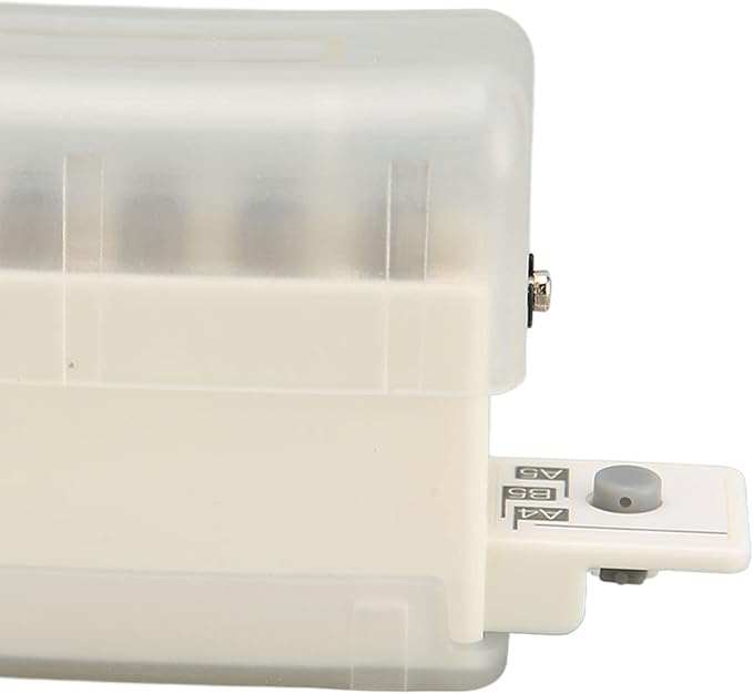 6 Hole Paper Puncher, Loose Binders & Binding Systems Binding Machines Leaf Paper Puncher for A4 A5 B5 Notebook Scrapbook, 2 Sheets Capacity, Hole Diameter: 5.5mm (Transparent)