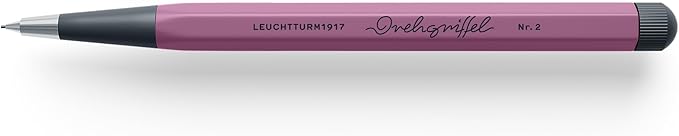 LEUCHTTURM1917 Dusty Rose 372221 Pencil with Twist Mechanism Aluminium Steel Design Award-winning No. 2