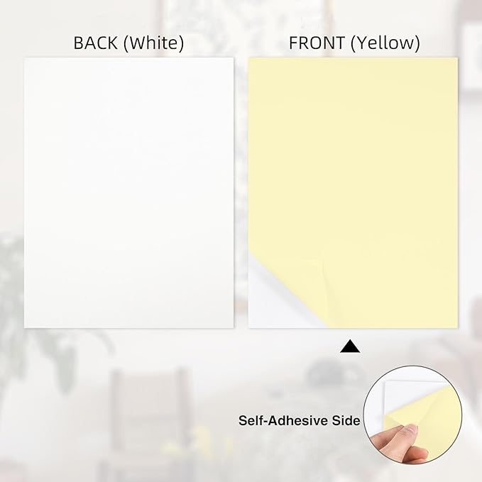 Self Stick Mounting Board 11 X 14 inch, for Cross Stitch, Photo Frame Backing （10 Pack）