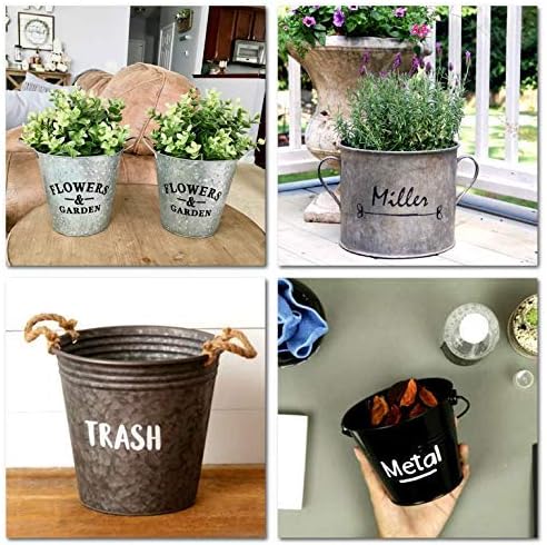 Metal Marking Paint Pen - Industrial Marker For Writing & Drawing on Steel and Metals - Washable Removable Paint Markers For Metal, Wet Erase Metal Paint, White Paint Pen for Construction and Welders