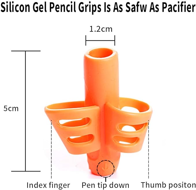 KOABBIT Pencil gripper kids/toddler handwriting aid tools for beginners,Pencil Holder for preschooler 2-4 Years learning to Write for Children's Training Pen Holding Posture Correction Tools(3 PACK)