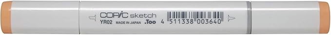 Copic Markers YR02-Sketch, Light Orange, 1 Count (Pack of 1)