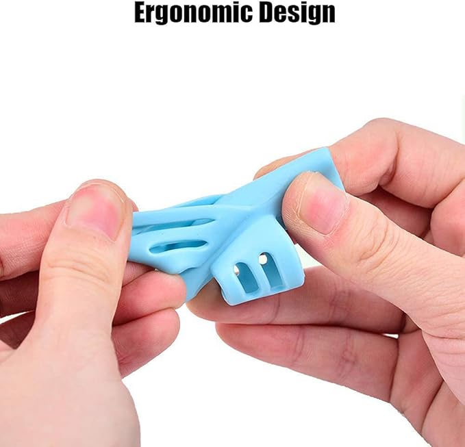 JuneLsy Pencil Grips for Kids Handwriting Pencil gripper Pencil Holder Posture Correction Training Writing AIDS for preschooler Kids toddler Children Special Needs (3 PCS)