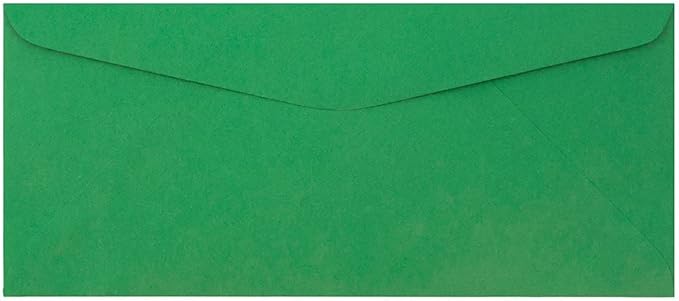 JAM PAPER #9 Business Colored Envelopes - 3 7/8 x 8 7/8 - Green Recycled - 50/Pack