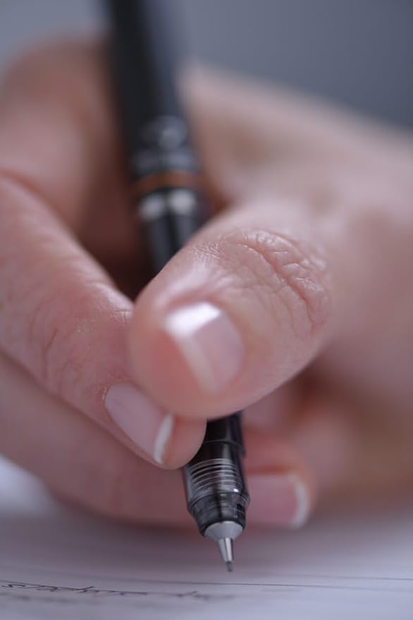 Zebra Delguard Mechanical Pencil, 0.5 Mm, Hb (#2.5), Black Lead, Black Barrel, 3/pack