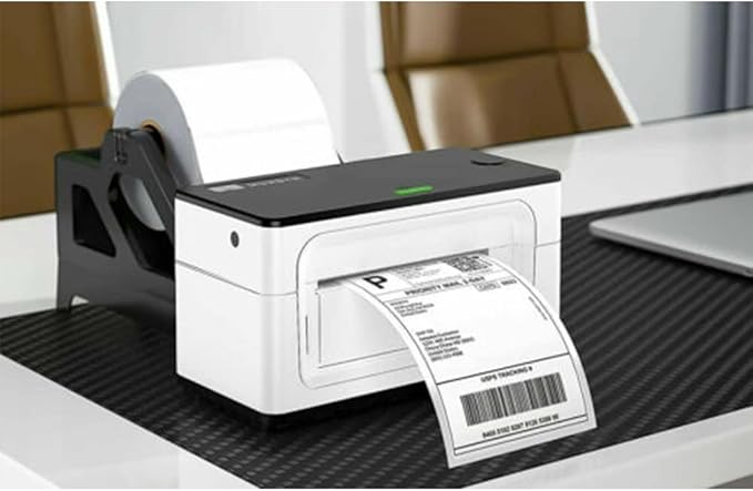 Hybsk 4x6 inch Direct Thermal Labels for Barcodes, Address, Compatible with Rollo Label Printer & Zebra Desktop Printers (4"x6",White)