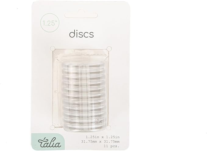 Talia Discbound Notebook - Discs (Clear, 1.25inch)