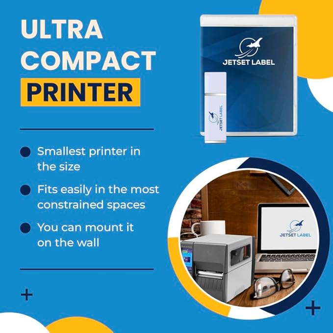 Zebra ZT231 (Zebra ZT230 Replacement) | Thermal Transfer & Direct Thermal 203 DPI | ZT23142-T01000FZ | USB, Serial, Ethernet, Bluetooth Connectivity, Tear Bar | Includes Jetset Software