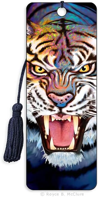 3D Royce Bookmark by Artgame - Tiger Growl