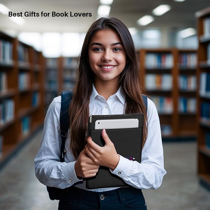 Book Themed Gifts Waterproof Book Sleeve Book Pouch LGBT Equality Rights Reading Gifts for Women Sister Book Covers for Paperbacks Book Accessories Book Protector with Zipper and Front Pocket