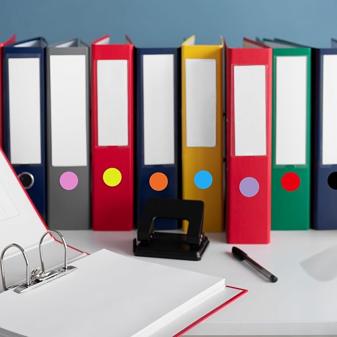 Dot Stickers,Pack of 2400 Round Color Coding Circle Dots Stickers Labels (3/4",Pink)