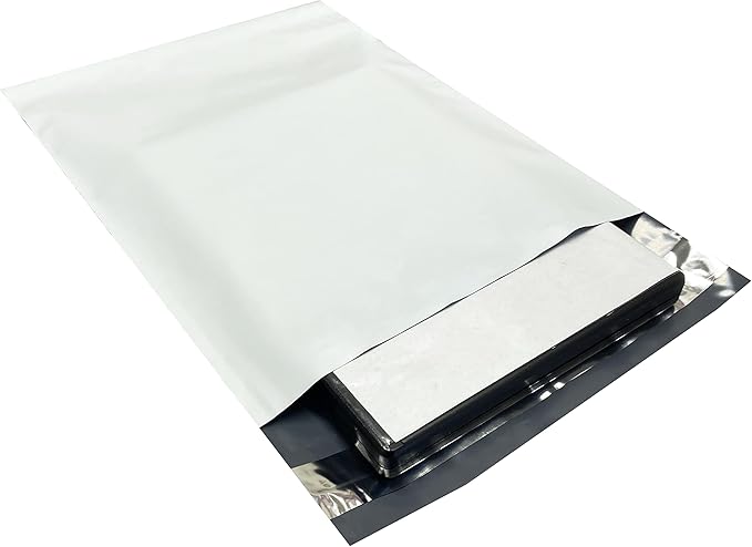 Colored Poly Mailers Pack of: (White, 7.5" x 10.5" pack of 200) Be creative with your packaging with Colored mailers