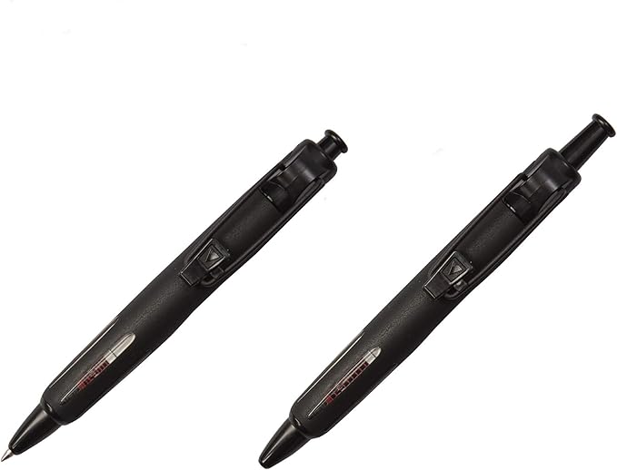 Tombow 56065 AirPress Ballpoint Pen, Black, 1-Pack. Pressurized Pen Easily Writes Overhead and on Wet Paper