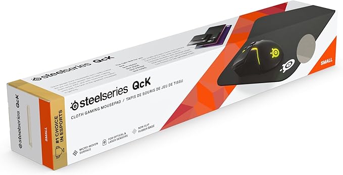 SteelSeries QcK Gaming Mouse Pad - Small Cloth - Optimized For Gaming Sensors
