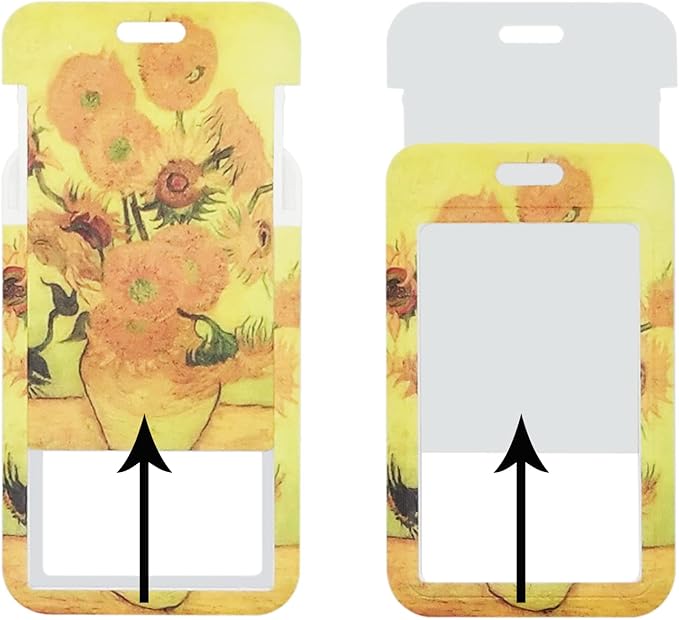 3Pack Detachable Lanyard with ID Badge Card Holder Silky Keychain Lanyards Keys Neck Strap with Metal Lobster Clip Clasp and Charm Hard Card Case for Women Men Adults (3)