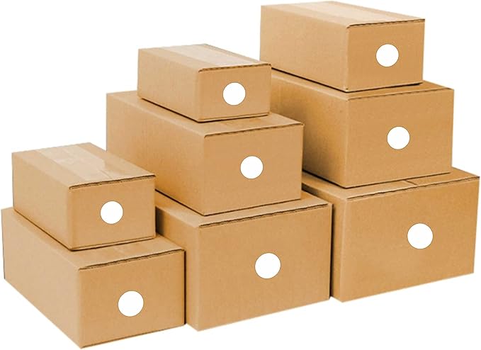 PARLAIM 0.75" Round Color Coding Circle Dot Labels in Roll, 1000 Stickers per Dispenser Box, 3/4 inch Diameter for Office and Business, White