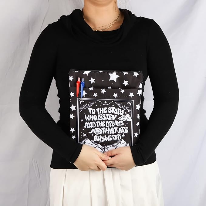 Crescent City Inspired Book Sleeve Velaris Gift Book Lovers Gifts Book Covers for Paperbacks Bookish Gift (to The Stars bs)