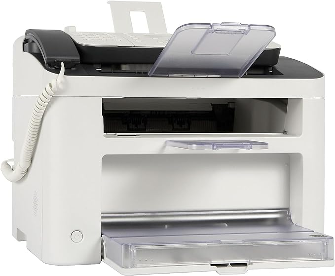 Canon FAXPHONE L100 - Monochrome Laser Fax with Copier, 30 Sheet Auto Document Feeder, 1 Year Limited Warranty, 19 PPM, White