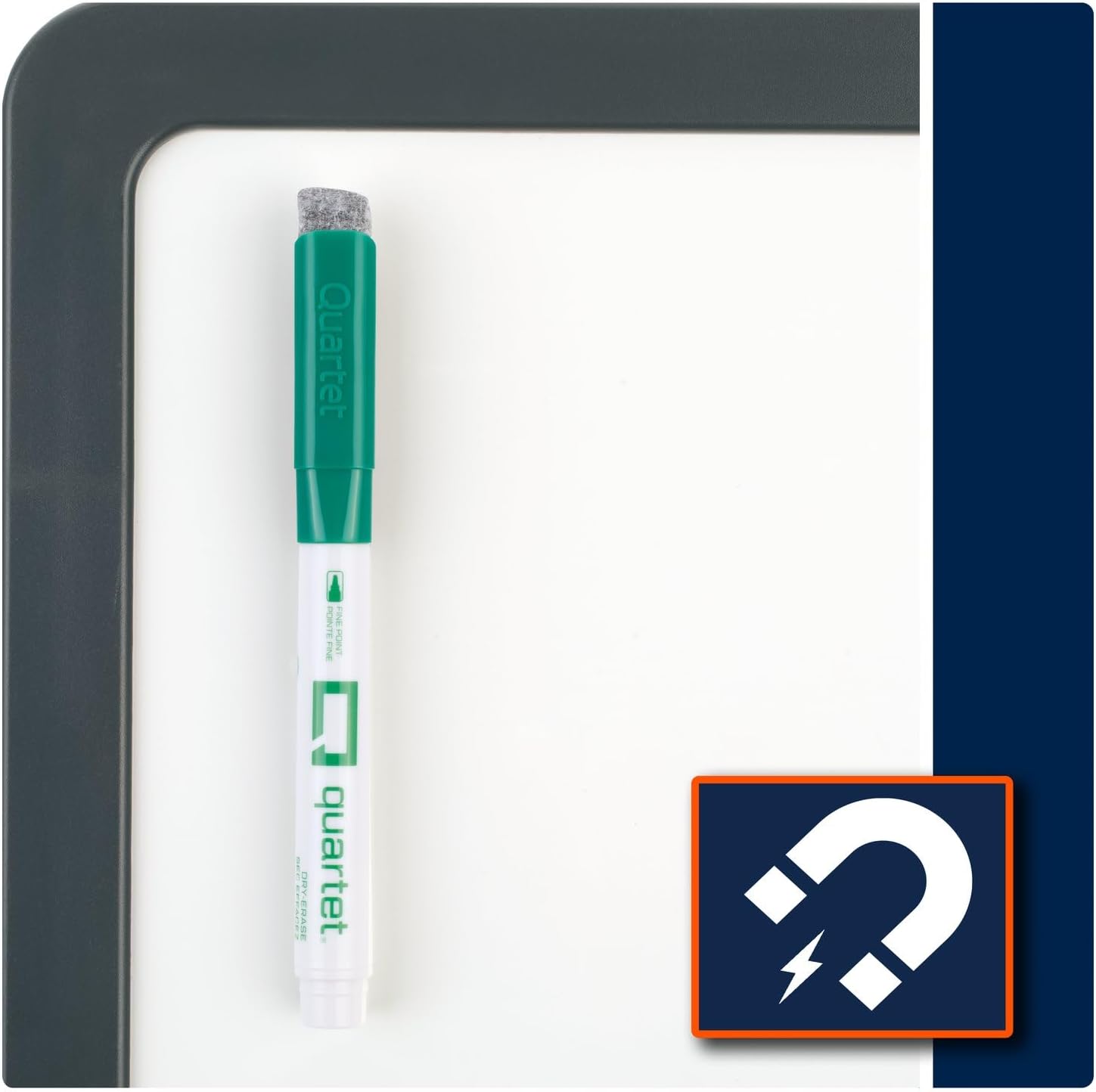 Quartet Dry Erase Markers, Fine Tip White Board Dry Erase Markers with DryGuard Ink Protection, Office Essentials, Black, Red, Blue, Green, 36 Pack (Q120Z03-R)