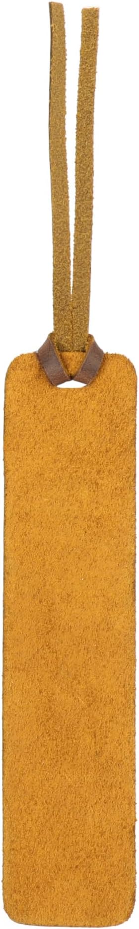 Londo Genuine Leather Handmade Bookmark (Set of 2) (Knotted, Camel)