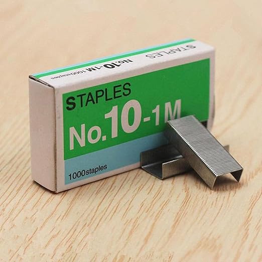 Staples Mini Metal Staples 1000Pcs/Lot No.10-1M Stationary No.10 Binding Stapler Office Binding Supplies Student Stationary School Supplies Manual Staplers