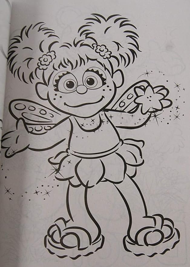 Sesame Street Coloring Activity Book Bundle - Elmo, Cookie Monster, Ernie - 2 Count - 80 Pages Each