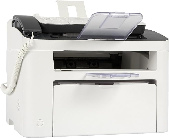 Canon FAXPHONE L100 - Monochrome Laser Fax with Copier, 30 Sheet Auto Document Feeder, 1 Year Limited Warranty, 19 PPM, White