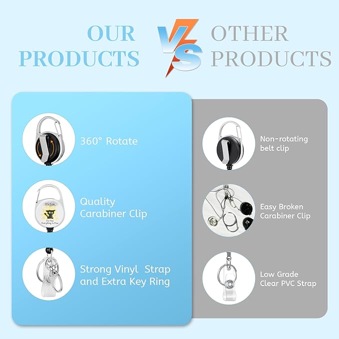 Lanyards for Id Badges, Black Cat Badge Holder with Retractable Reel Clip, Funny Cute Work Name Tag Keychain Lanyard ID Card Protector Case for Women Teacher Nurse Nursing Student Office