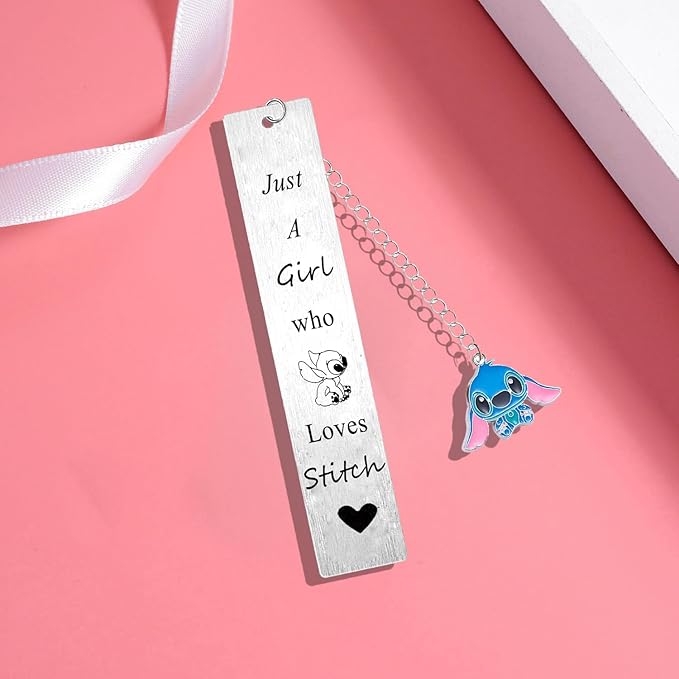 Stitch Bookmark Stitch Lover Gifts Stitch Birthday Gifts Stitch Gifts for Sister Daughter Granddaughter Best Friends Women Inspirational Bookmark Stitch Bookmark Gifts