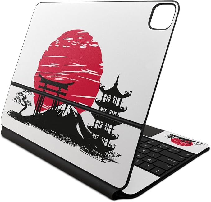 Skin Compatible with Apple Magic Keyboard for iPad Air 13-inch (M2) 2024 - Japanese Style - Premium 3M Vinyl Protective Wrap Decal Cover - Easy to Apply | Crafted in The USA by MightySkins