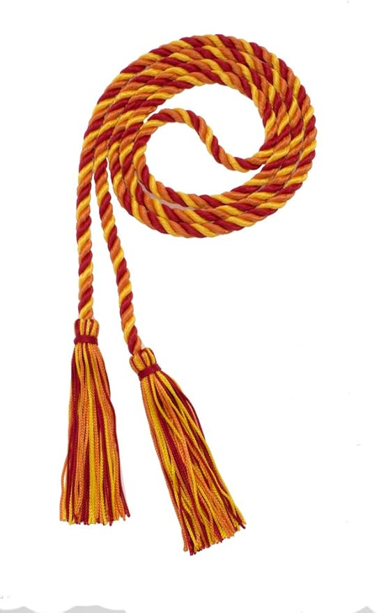 Tassel Depot Graduation Honor Cord - RED/Orange/Gold - Every School Color Available - Made in USA