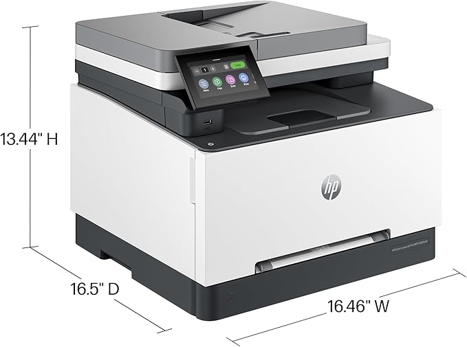HP Color Laserjet Pro MFP 3301sdw Wireless All-in-One Color Laser Printer, Scanner, Copier, Best-for-Office (499Q3F)