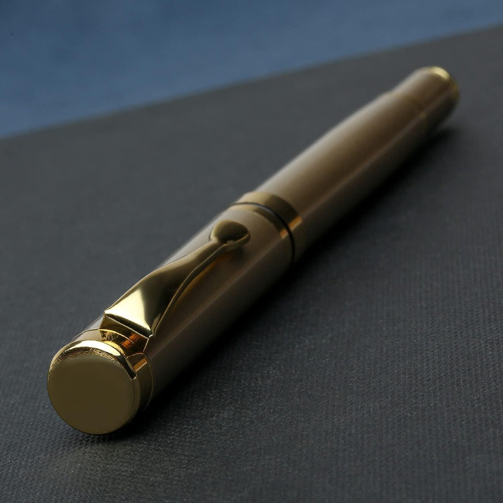 YIVONKA Luxury Ballpoint Pens Best Ball Pen Gift Set for Men & Women Professional Executive Office Nice BallPens Classy Gift Box Ballpoint Black Refill Line width 0.5mm (2 gold)