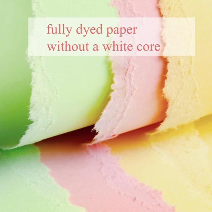 60 sheets 8.5 x 11 Inches Colored Card Stock Printer Paper,65 lb,Thick Construction Paper for Card Making, Scrapbooking,School Office Home Decor Supplies