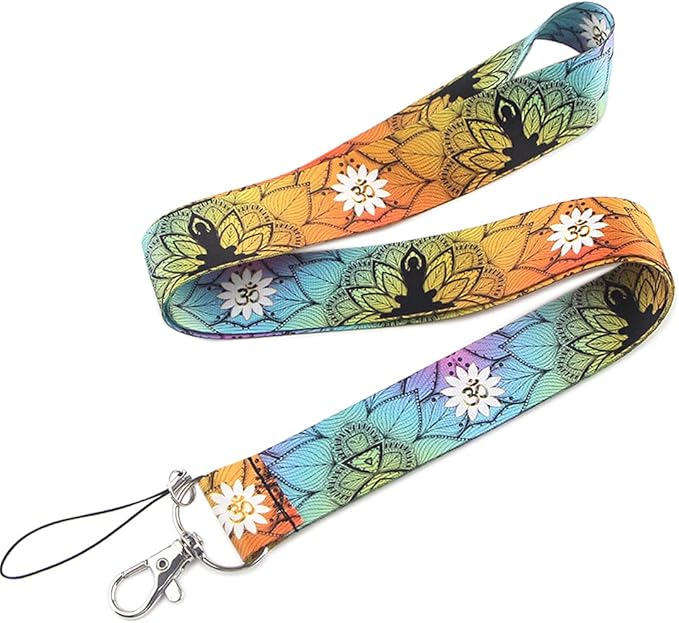 Yiflin Cute Neck Lanyard for Keys, Wallet, Id Card Holder, Cool Keychain Lanyard for Women, Men, Teacher