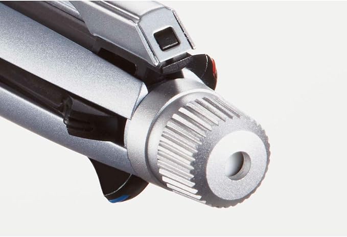 uni Jetstream 4&1 Metal Edition, 0.5mm Ballpoint Pen (Black, Red, Blue, Green) and 0.5mm Mechanical Pencil, Ice Silver (MSXE52000A05.81)