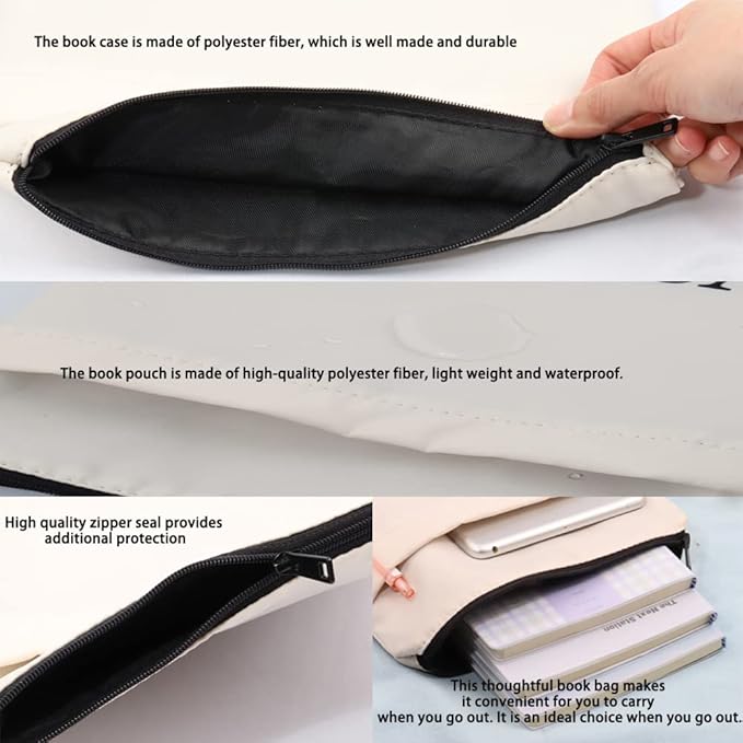 Zuo Bao FW Fans Book Sleeve FW Inspired Gift Dragon Rider Waterproof Zipper Pouch Tairn Lovers Bookish Gift (Tairn)