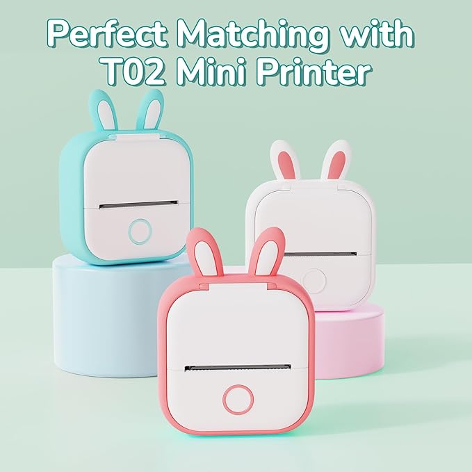 Phomemo T02 Protective Case Green- Compatible with T02 Mini Printer, Adorably Unique Design Flexible Protective Case for Gift